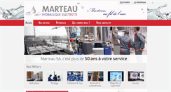 Desktop Screenshot of marteau-sa.fr